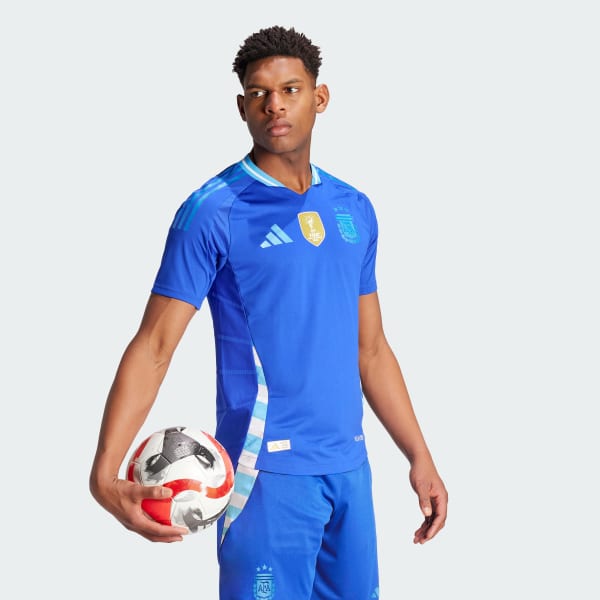 Azul Camiseta Alternativa Argentina 2024 Versión Jugador