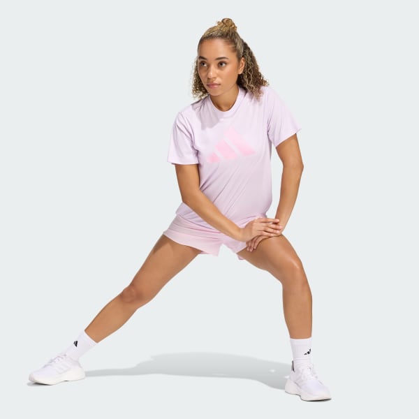 Mor adi365 Running Essentials Brand Love Tişört