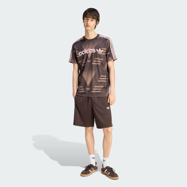 Marrone SHORTS FIREBIRD ENGINEERED STRIPES