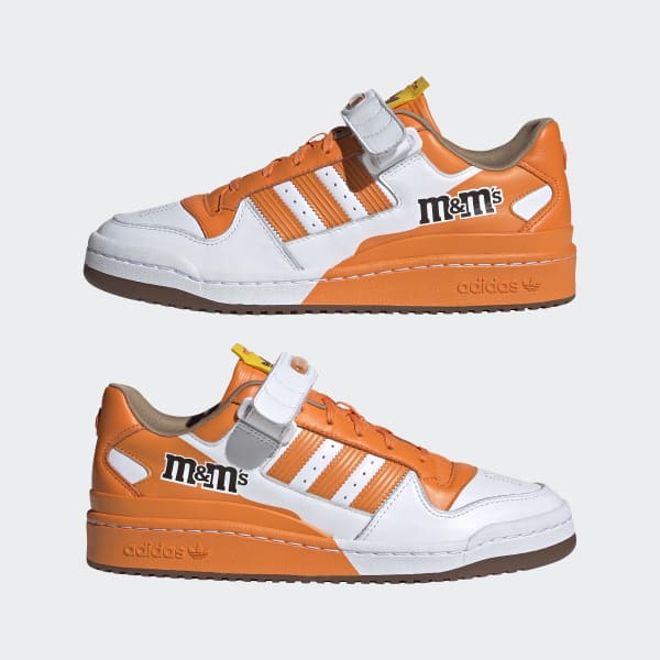 adidas M&M'S Brand Forum Low 84 Shoes - Orange | Unisex Lifestyle 