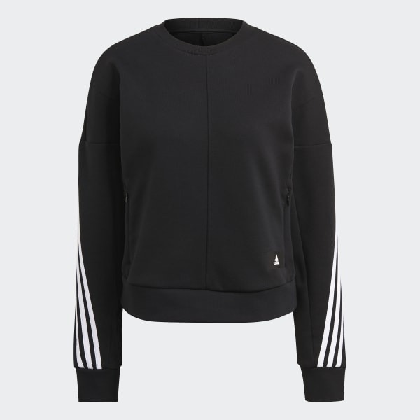 adidas Sportswear Wrapped 3 Stripes Sweatshirt Black adidas Philippines