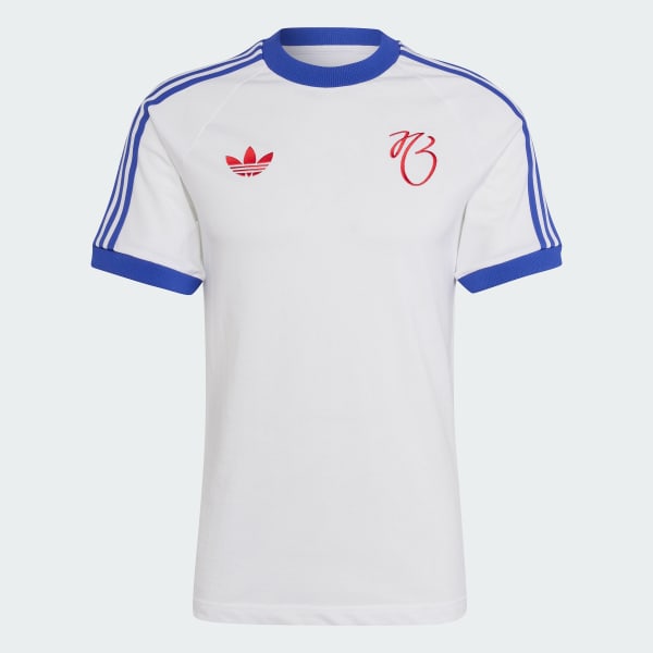 White Jude Bellingham 3-Stripes T-Shirt