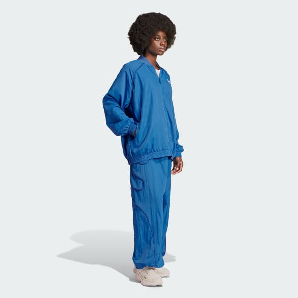 Azul Chamarra Deportiva Premium Originals FR