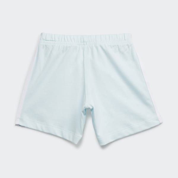 White Trefoil Shorts Tee Set FUH57