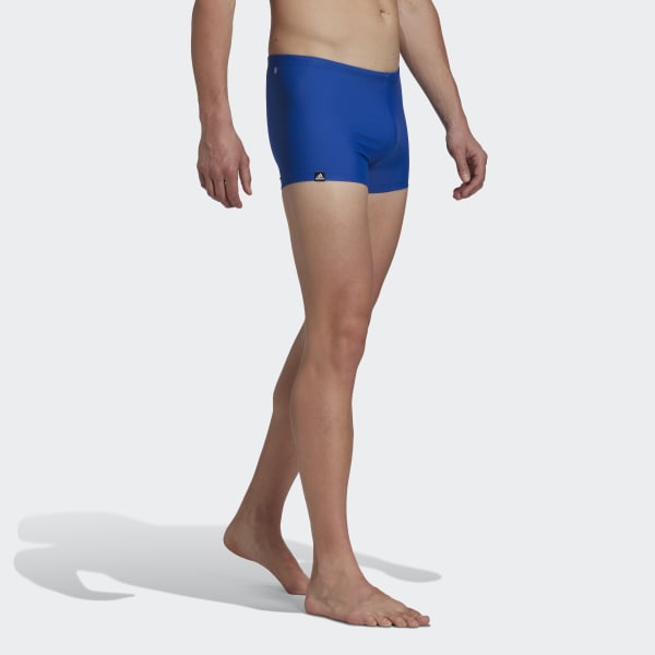 Blue Mid 3-Stripes Swim Boxers VB726