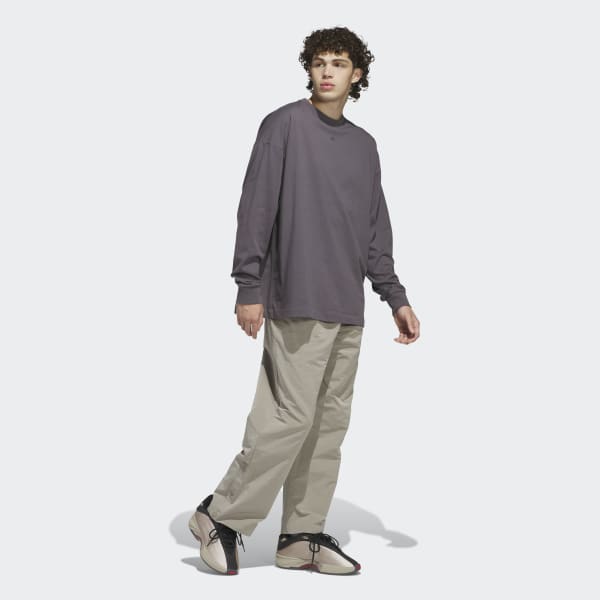■adidas■ Basketball Long Sleeve Tee Grey JC7835 adidas Basketball Long Sleeve T-shirt Gray [JC7835] - skstore.eu