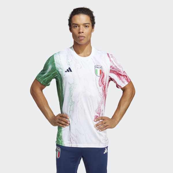 adidas Italy Pre Match Jersey Green adidas Thailand