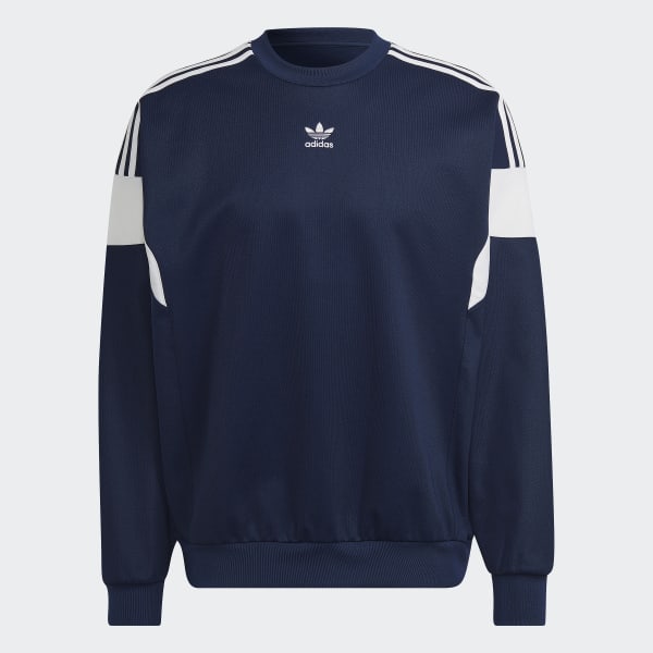 Niebieski Adicolor Classics Cut Line Crew Sweatshirt TF130