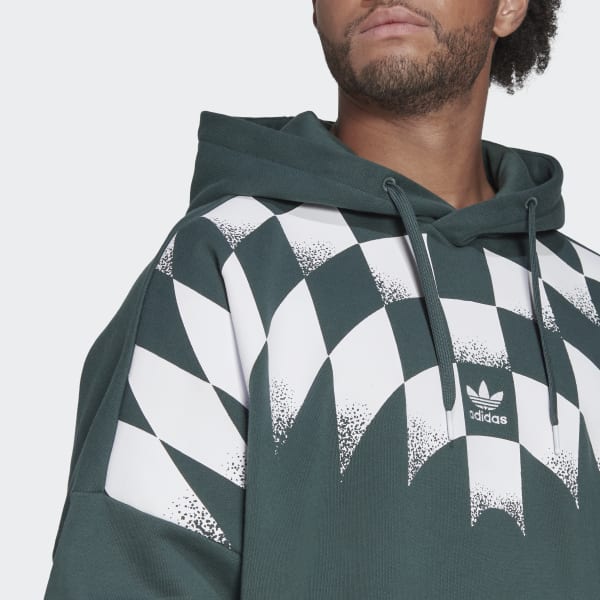 Vert Veste à capuche graphique adidas Rekive ZR547