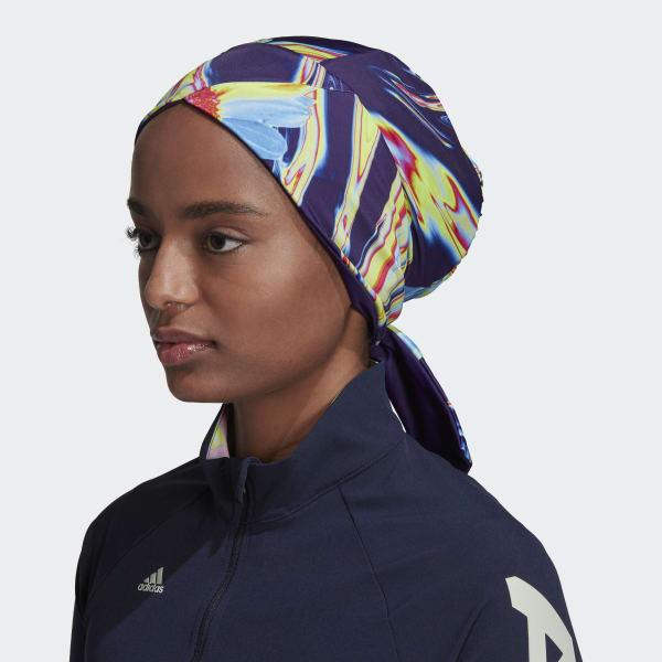 Paars Positivisea Print Hoofddoek P2660