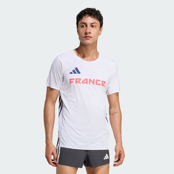 Blanc T-shirt adizero de l'équipe de France