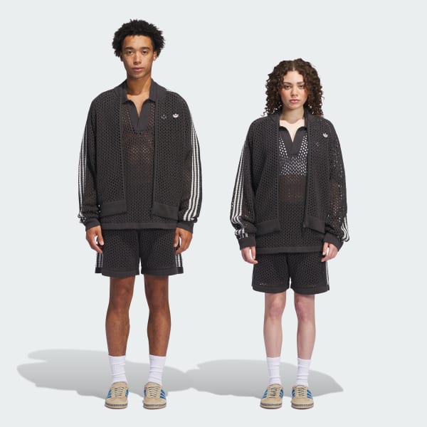 adidas CLOT Crochet Track Top - Grey | adidas Philippines