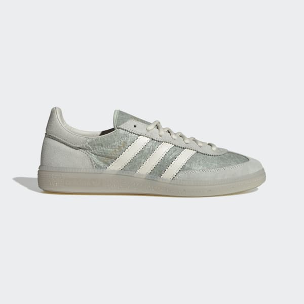 国内配送 adidas HANDBALL SPEZIAL F.WHITE/GREEN/DAS Adidas Handball Spezial Chalk White / Collegiate Green - Feb