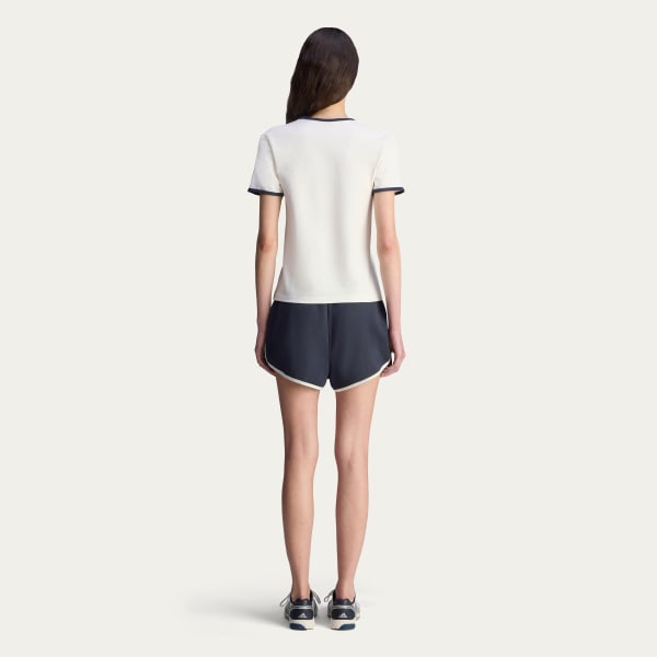 adidas Sporty & Rich Tee - White | Free Shipping with