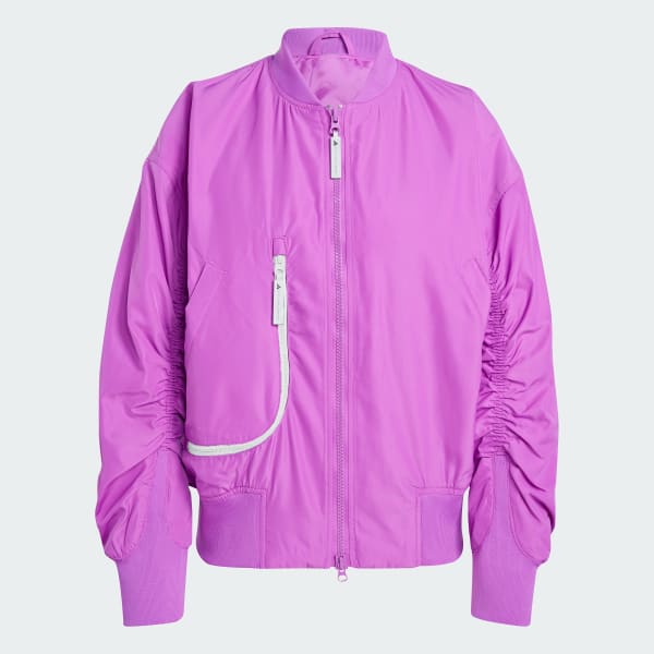 adidas by Stella McCartney スポーツウェア ウーブンボンバージャケット - パープル | アディダス ジャパン