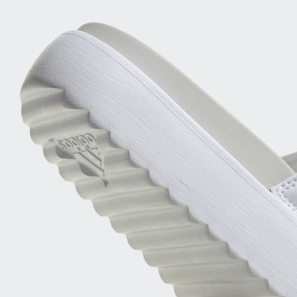 Adilette Lifestyle | Platform US adidas Women\'s White - | adidas Slides