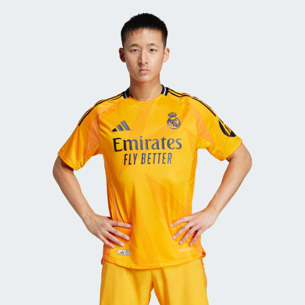 Naranja Camiseta segunda equipación Real Madrid 24/25 Authentic