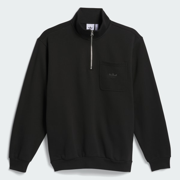 adidas Heavyweight Shmoofoil Quarter-Zip Mock Neck