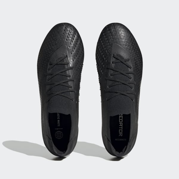 Black Predator Accuracy.1 Low Firm Ground Boots
