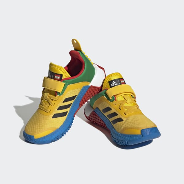 Gul adidas DNA x LEGO® Elastic Lace and Top Strap Shoes