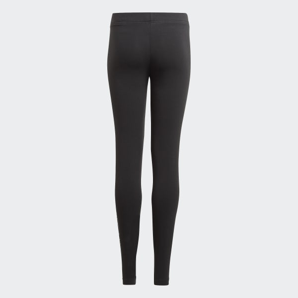 Negro Calzas adidas Essentials 3-Tiras