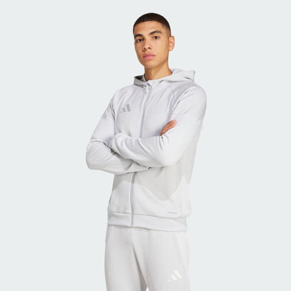 adidas Tiro 25 Full-Zip Hoodie - Grey | Free Shipping with