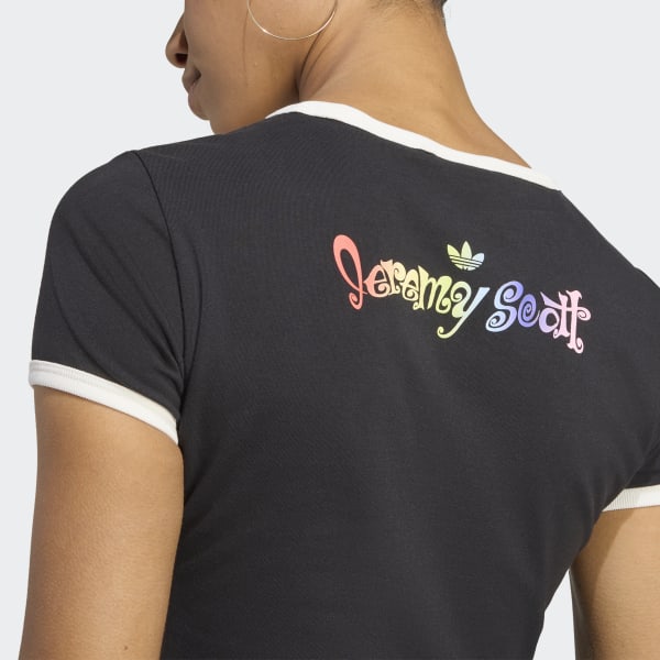 ∞限定∞★Jeremy Scott★♡FACE♡Tシャツ adidas x Jeremy Scott Graphic Slim Tee - Black | adidas