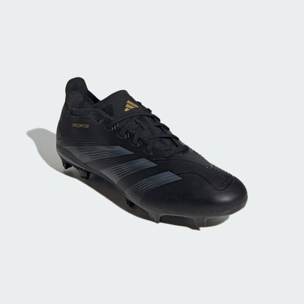 Adidas Predator League FG Firm Ground Soccer Cleats Black Carbon Gold 11