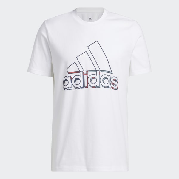 adidas Dynamic Sport Graphic Tee - White | adidas Singapore