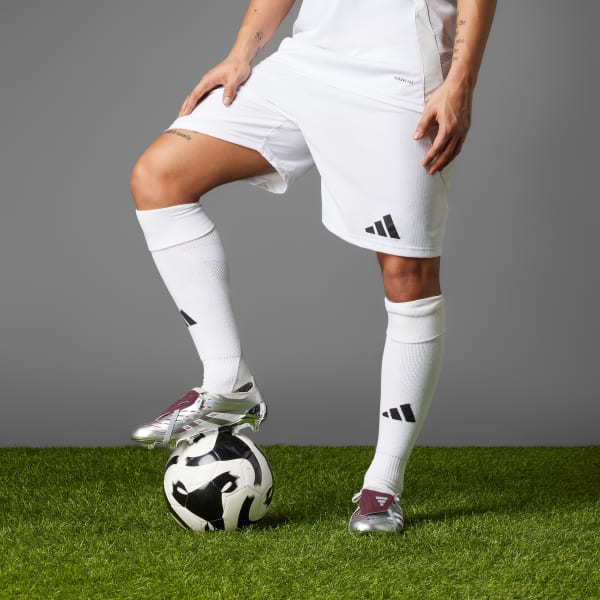 Prata Chuteiras Predator Elite JB com Lingueta Dobrável para Terreno Firme