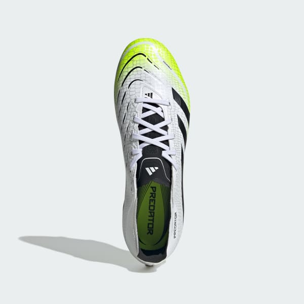 Blanco Zapatos de fútbol Predator League para terreno firme/multiterreno