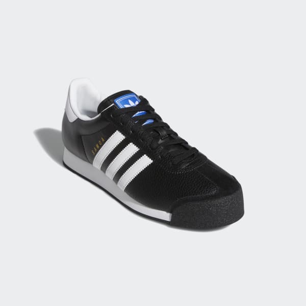 Adidas samoa black leather on sale