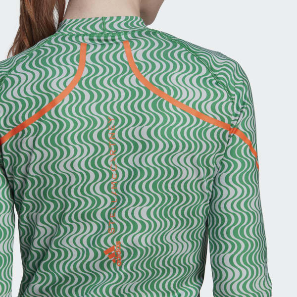 Gron adidas by Stella McCartney TruePurpose Printed Long Sleeve TU912