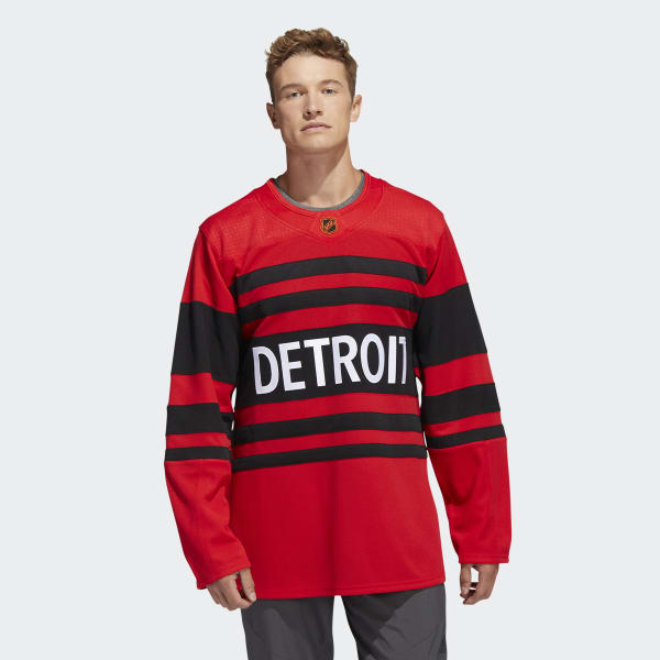 DETROIT RED WINGS AUTHENTIC ADIDAS REVERSE RETRO HOCKEY JERSEY
