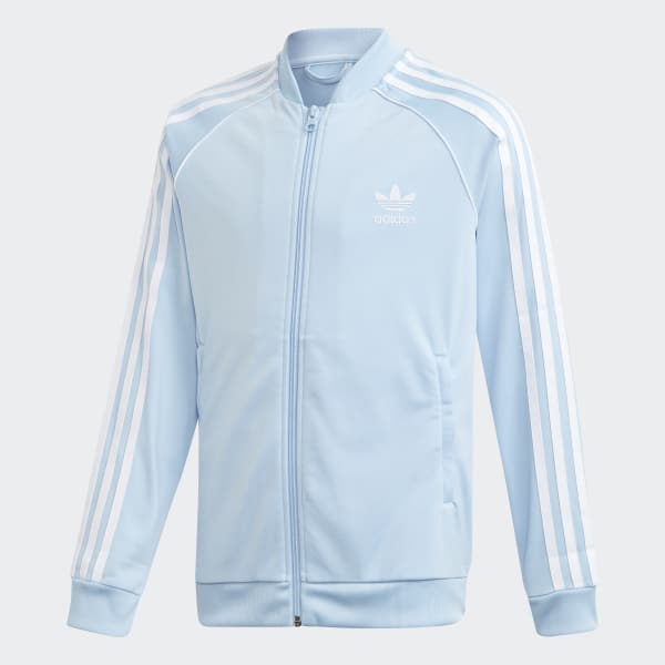 sky blue adidas jacket