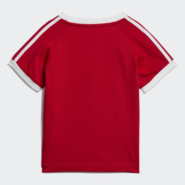 3 stripes tee red