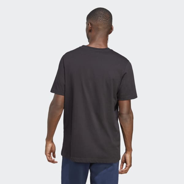 Black TREFOIL ESSENTIALS TEE