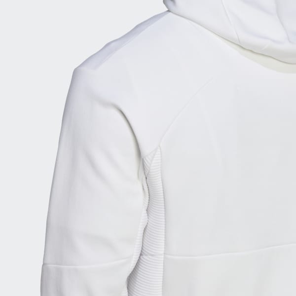 Blanc Sweat-shirt à capuche Designed for Gameday GE028