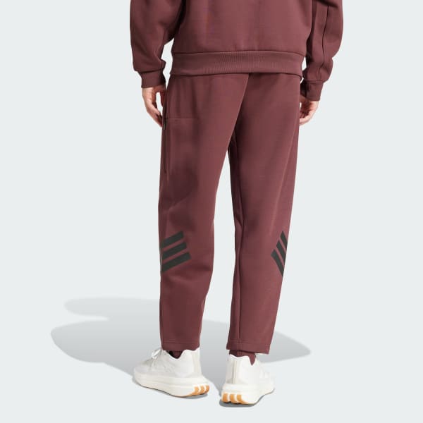 Bordowy Spodnie Future Icons 3-Stripes Pocket