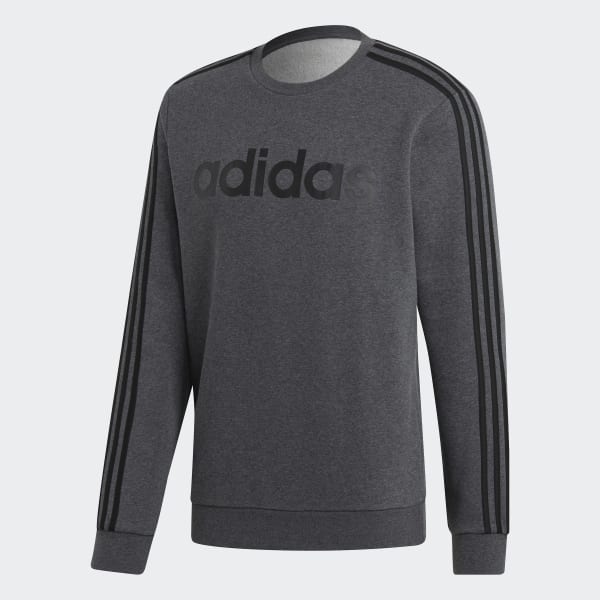 adidas Essentials 3-Stripes Sweatshirt - Grey | adidas US