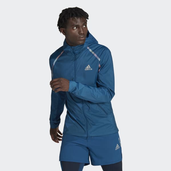 adidas Marathon Running Jacket - Blue | Men's Running |