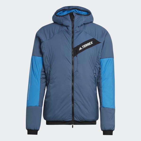 adidas TERREX Techrock Stretch PrimaLoft® Hooded Jacket - Blue | Men's ...