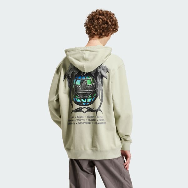 Green Flames Concert Hoodie