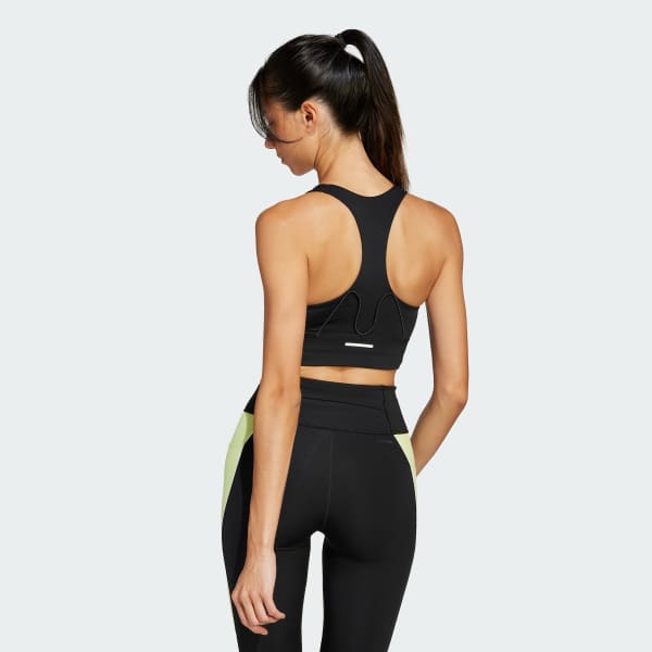 Schwarz Run Pocket Medium Support Sport-BH