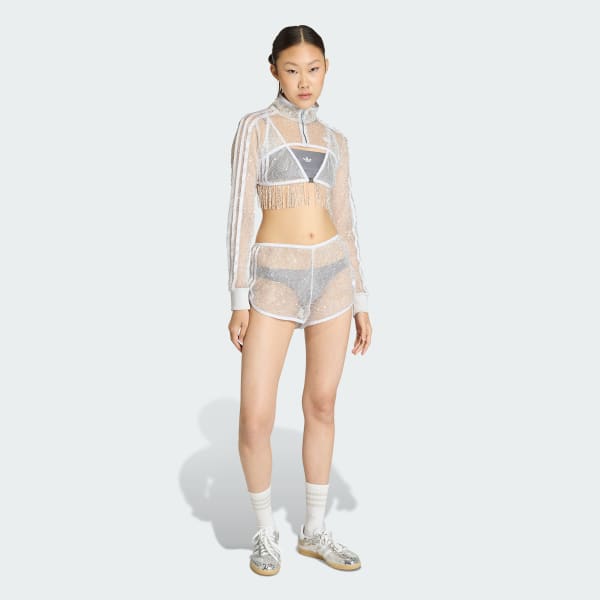 Plomo CASACA DEPORTIVA CORTA SUNSET RHYTHMS BRILLANTE TIPO BOLERO