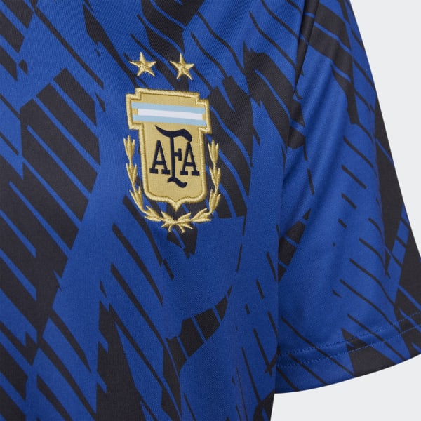 Blau Argentinien Pre-Match Shirt MLT08