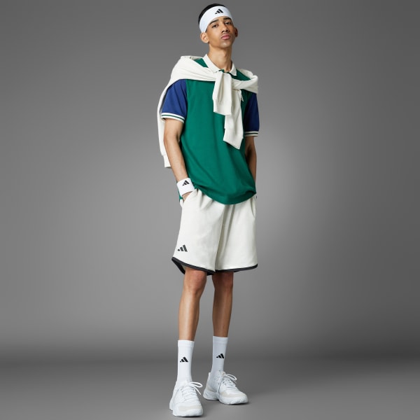 adidas Heritage Tennis Shorts - White | Free Shipping with