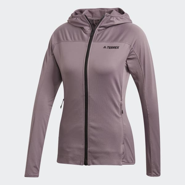 adidas TERREX Tracerocker Hooded Fleecejacke Lila | adidas adidas TERREX Tracerocker Hooded Fleecejacke Lila | adidas