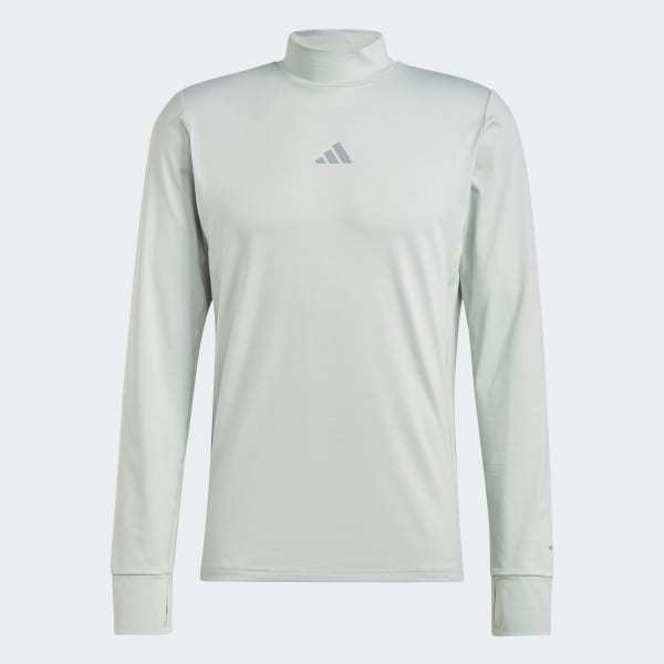 Grey long deals sleeve adidas top