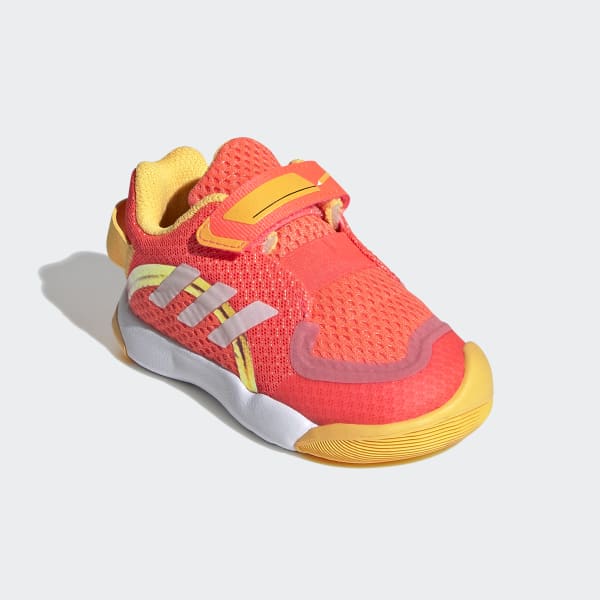 adidas pink and red trainers